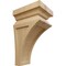 Ekena Millwork 4"W x 4 3/4"D x 8"H Small Nevio Wood Corbel, Cherry CORW04X04X08NECH - alternate 1